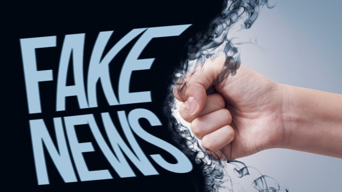 Aggressive,Fist,Punching,Fake,News,And,Fighting,Disinformation